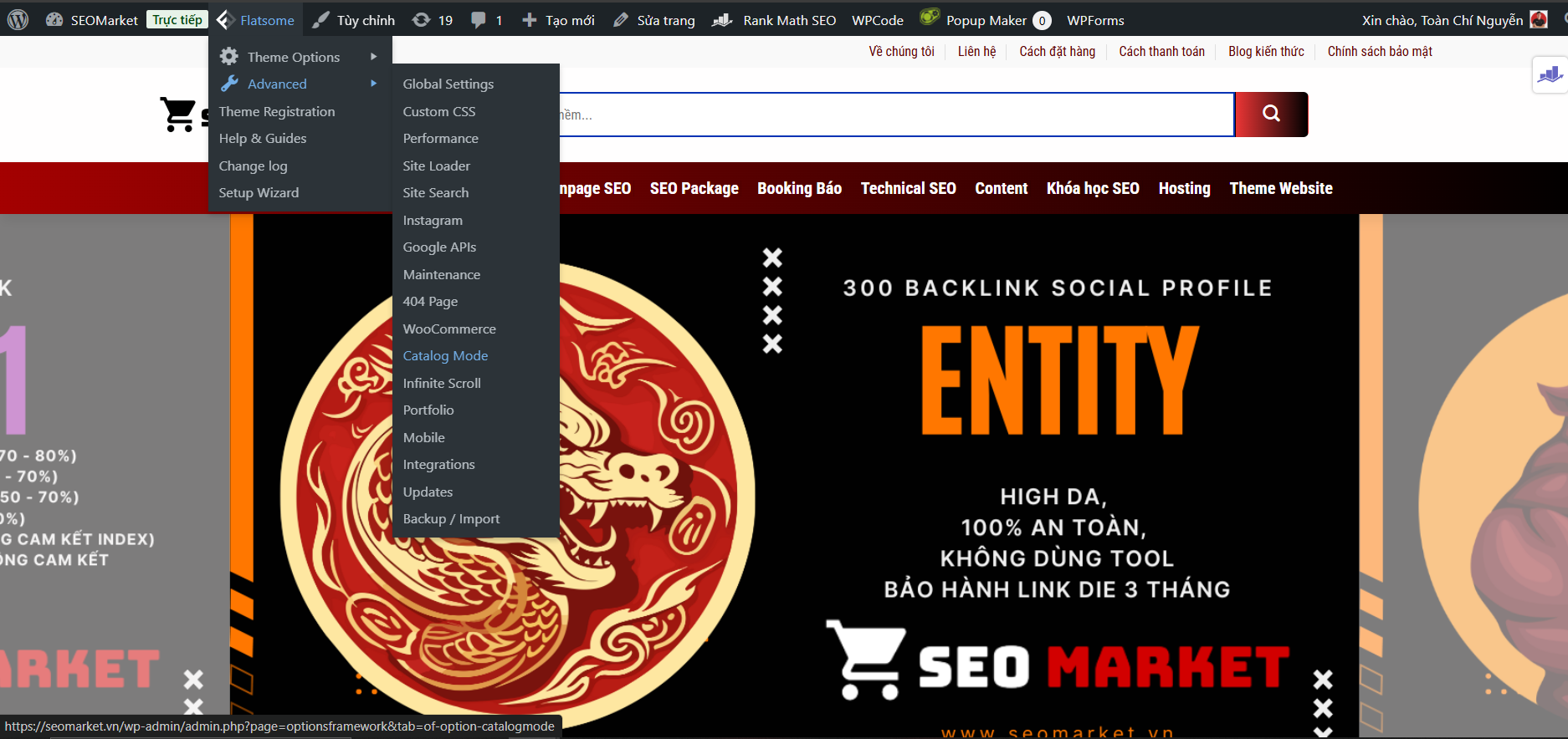 Nếu sử dụng theme Flatsome thì bạn có thể sử dụng tính năng ẩn của giao diện có sẵn